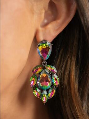 Galactic Go Getter Oil Spill Multi Earrings